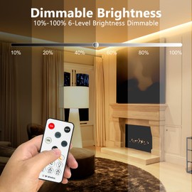 Wefomey 65.6ft COB LED Strip Light with Remote, 3000K Dimmable Bright Warm White Led Lights Strip, Flexible DC24V Led Tape Light for Bedroom, Kitchen, DIY Lighting (2 Rolls of 32.8ft)