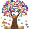 MORENKISS Classroom Tree Bulletin Board Decorations Set Swaying Heart Tree