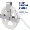 Clothesline Pulley 5 Inch Outdoor Laundry Line Wheel with Aluminum
