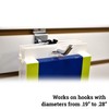 Black Peg Hook Stoppers, Squeeze & Pinch Inventory Control Clips