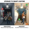 KarlunKoy Radar Motion Sensor Light Bulb, 9W 2700K Warm White,