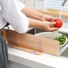 DOERDO Sink Water Splash Guard with 6Pcs Attached Sucker, Sink
