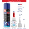 Magic Chems CA Glue with Activator (2 x 3.5 oz