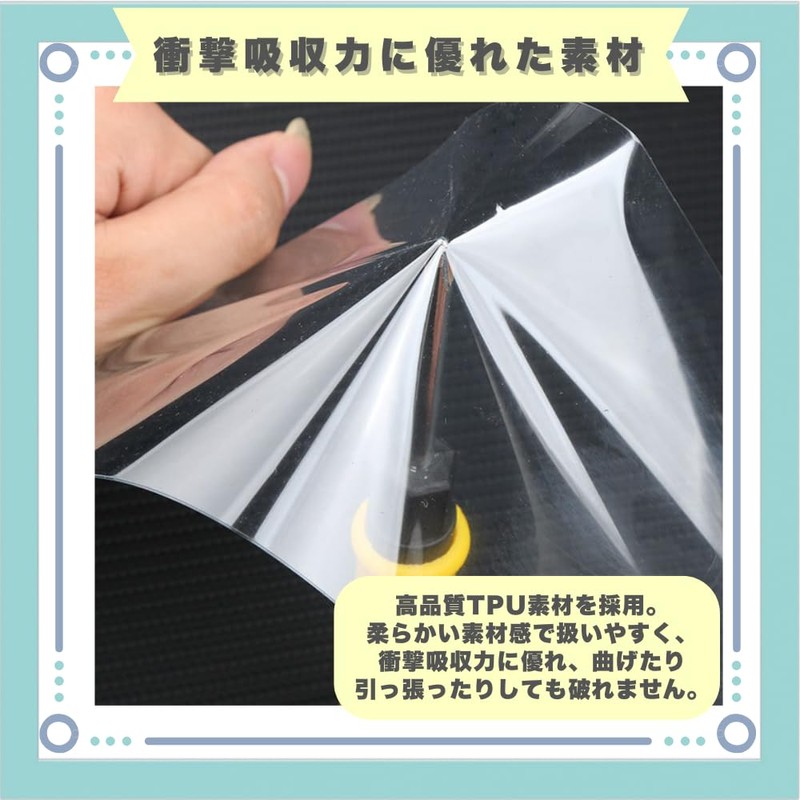 ideastore Protective Film, Car Anti-Scratch Tape, Transparent TPU Material, 6.6