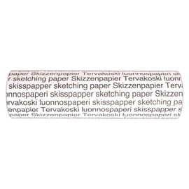 Tervakoski Detail Paper Roll 25gsm, Clear, 297mm x 100m, For Students, Designers, Architects, Pencils, Pens, Markers, Lightweight, Translucent