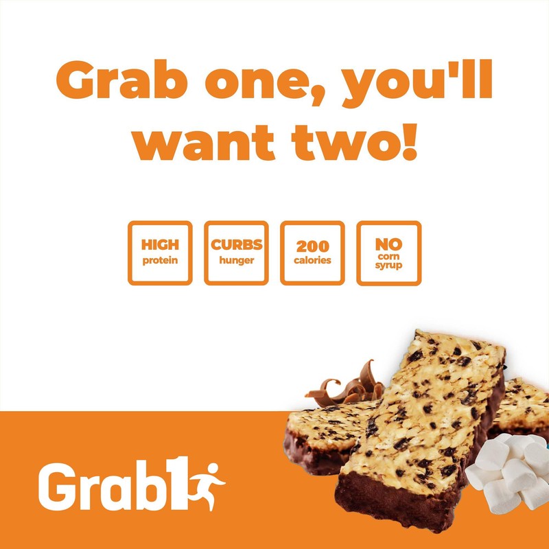 Grab1 Rocky Road Protein Bars | 10 Grams Protein (2