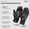 GripGrab Ride Waterproof Winter Thermal Padded Cycling Gloves Fleece Lined