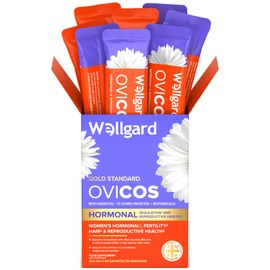 Wellgard OVICOS - Hormonal, Fertility, Hair & Reproductive Health Support with Myo‑Inositol 2000 mg + D‑Chiro‑Inositol (40:1), Shatavari, Magnesium, Zinc, Chromium, Vitamin D3 & B12-20 Sachets