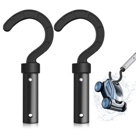 MEISHANG Haken für Poolroboter,2 Stück Pool Haken für Stangen,Zubehör Haken für Poolroboter,Universal Pool Stangenhaken für Alle Roboter-Poolstaubsauger