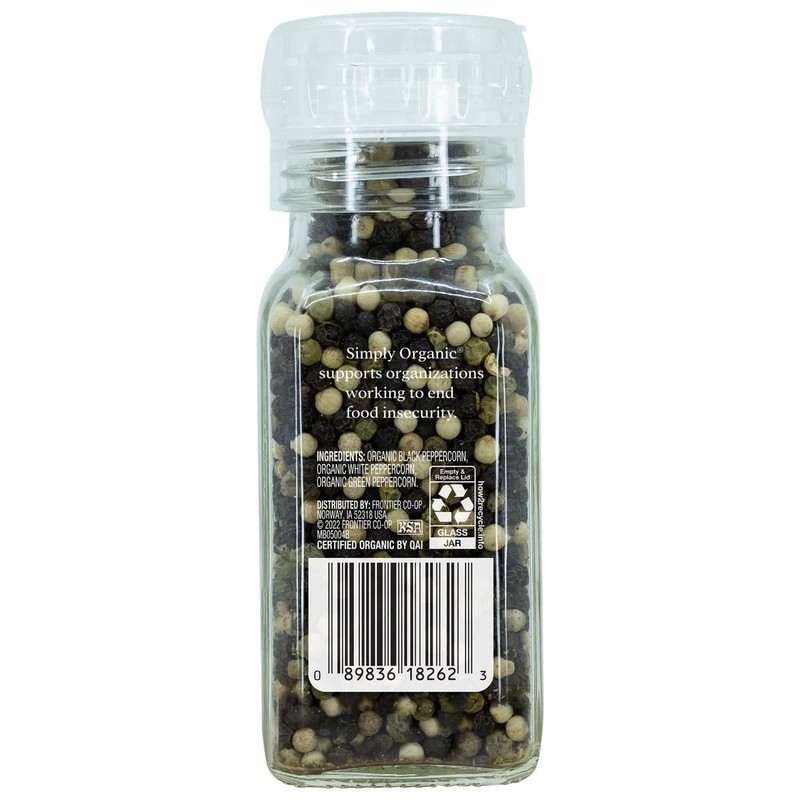 Simply Organic Get Crackin, Peppercorn Mix, 3 oz (85 g)