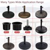 6 Pcs Umbrella Base Stand Replacement Parts,Courtyard Umbrella Base Replacement
