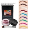 Melemando 12 Color Eyebrow Cream Colorful Smooth Eyebrow Pomade Gel