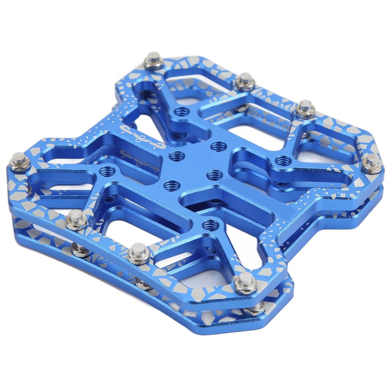 Wakects 1 Pair Aluminium Wide Platform Pedal for Mountain Bike
