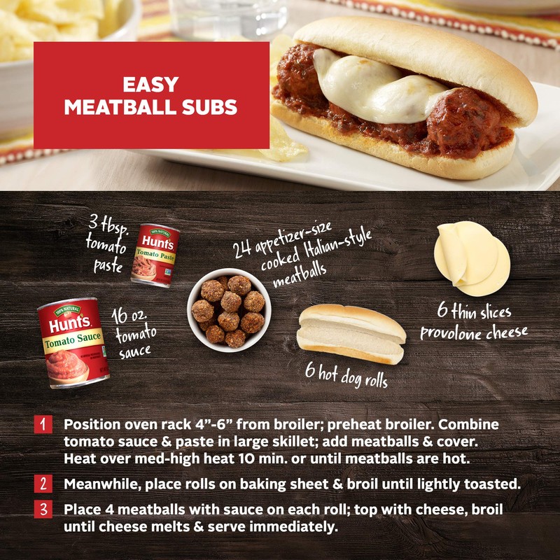 Hunt's Tomato Paste, Keto Friendly, 6 oz, 24 Pack