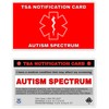 TSA Notification Card for Autism Spectrum - Wallet Version (2)