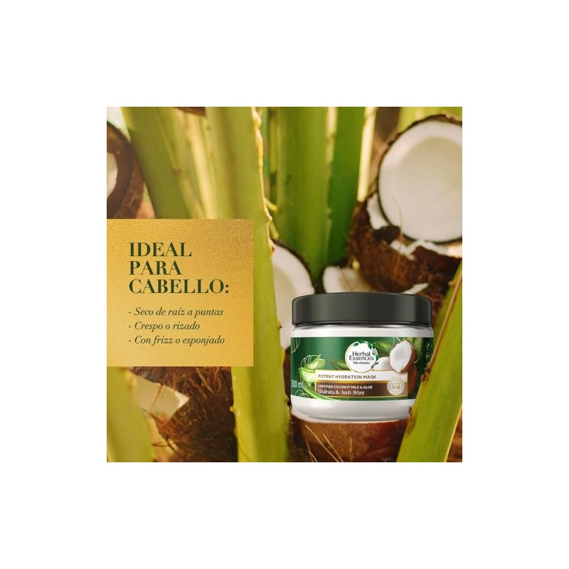 Herbal Essences Bio Renew Máscarilla Intensiva Cabello Leche Coco Aloe