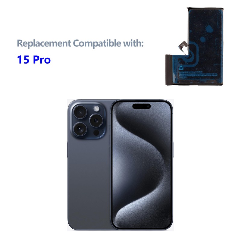 SWARK New Rechargeable Battery A3011 Compatible with iphone15 pro with