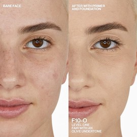 Smashbox Always On Foundation with Hyaluronic Acid, Medium-To-Full Coverage, Evens Skin Tone with a Natural Finish, 1.01 fl. oz., F10O