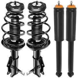 SCITOO - 2Pcs Front Complete Struts Spring Assembly + 2Pcs Rear Shock Absorbers Fits 2010 2011 2012 2013 14 15 for Buick LaCross Full Set Front Rear Complete Struts with 172528 349136 5647 - Set of 4