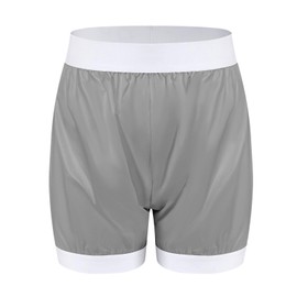 Carer Adult Diaper Covers for Incontinence Noiseless Reusable Waterproof Underwear for Extra Leakage Protection(Gray，Small)