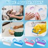 200 Pcs Handle Grip Nail Brush Fingernail Scrub Cleaning Cleaner