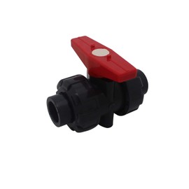 Double Union PVC Ball Valve 20 25 32 40 50 63 75 90 110mm Shut Off Valve Swimming Pool Ball Valve Plastic PVC Pipe Valve (Internal Diameter 32mm)