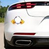 2 pcs A Stuck Duck Butt Funny Car Bumper Sticker,6