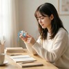 深海くろべこ キーボードフィジェットトイ フィジェットクリッカー 可愛い ボタンクリッカー ストレス解消グッズ キーホルダー 無限プチプチ 手遊び 落ち着く