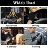 GMHLLES 6 Pairs Fingerless Work Gloves Mens Fingerless Gloves Anti-Slip