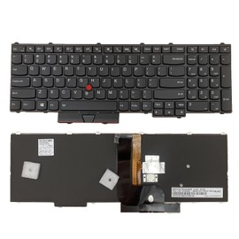 Siakoocty Laptop Replacement US Layout with Pointer and Backlight Keyboard for Lenovo Thinkpad P50 P51 P70 00PA288 SN20K85114/00PA370 0BL0014