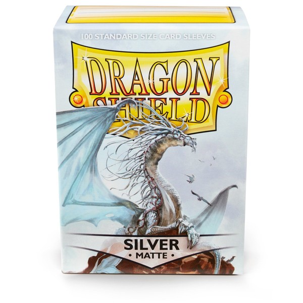 Arcane Tinman Sleeves: Dragon Shield Matte Silver, One Size AT-11008