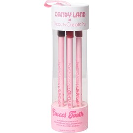 Beauty Creations - Kit de Delineadores de Labios, Candy Land Sweet Tooth, Set de 6 Piezas, Lápices Cremosos, Larga Duración