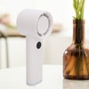 Handheld Fan LED Display Power Adjustable Portable Fan Night Light