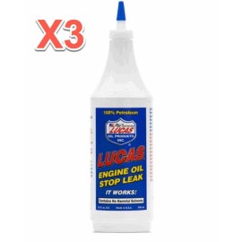 Lucas 3 Quarts LUCAS Engine Oil Stop Leak Additive For Gasoline or Diesel Engines