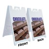 A-Frame Sidewalk Chocolate 24" x 36" Double Sided A-Frame Sidewalk