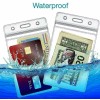 Mifflin 5PCS Vertical Clear Plastic ID Card Badge Holder Waterproof