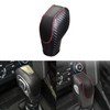 RAGBUSCLE Car Gear Stick Shifting Knobs Leather Cover Shifter Lever,