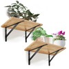 Hiceeden 12 Pack Heavy Duty Shelf Brackets, 8 in x