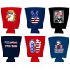 Patriotic USA Pint Glass Coolie Designs 6 Pack