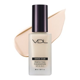 VDL Cover Stain Perfecting Foundation 30ml, 1 piece, V01 / 브이디엘 커버 스테인 퍼펙팅 파운데이션 30ml, 1개, V01