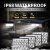 mayello 6PCS For 1987-1988 V1500 V2500 Suburban V3500 4X6 LED