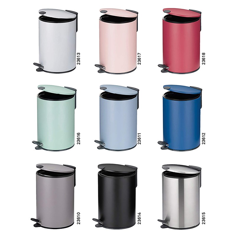 Kela Bin, Metal, Black, one Size