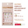GoldFinger 24 Pcs Press On Toenails, Ready to Wear Fake