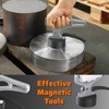 Magnetic Pickup Tool, Stainless Steel Lifting Magnet Sweeper, for Welding,