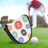 Mytag Premium Leather Putter Cover Head Cover Magnetic Closure Mallet