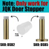JQK Door Stopper White Rubber 10 Pack Work for DSB5