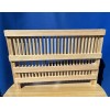 Unbranded 2 Tier Dish Drying Rack Collapsible Dish Drainer, Pine