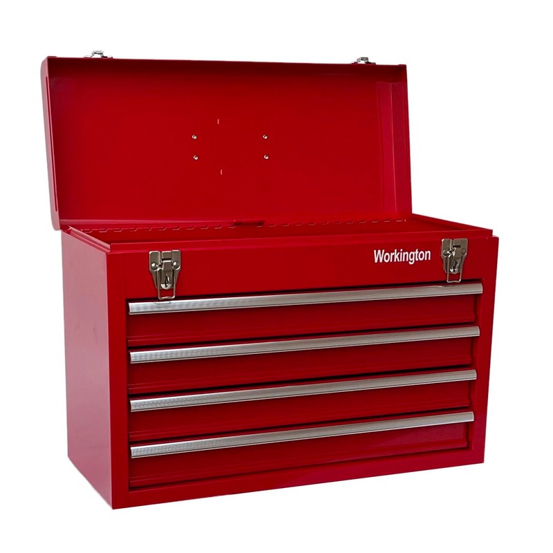 Workington Portable Metal Tool Chest with 4 Drawers, 20" 4-Drawer