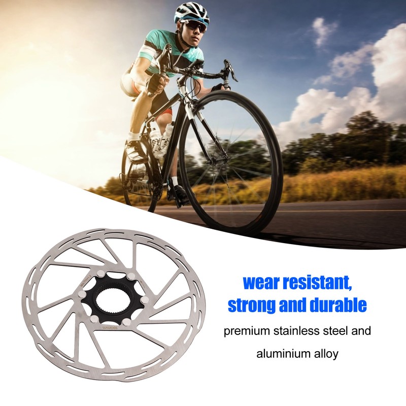 180mm Disc Brake Rotor 180mm Diameter Stainless Steel Alloy Hollowed