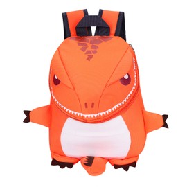 3D Cartoon Dinosaur Backpack Cute Animal Shape Children’s Schoolbag Toddlers Kindergarten Book Bag Zippered Preschool Shoulders Bag Adjustable Straps Travel Daypack Bag for A4 Tablet Water bottle Toys